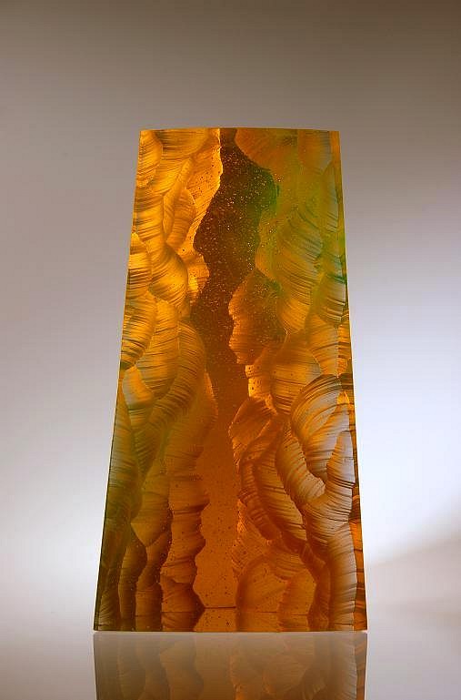 Peter Bremers, Canyons & Deserts 53, Time Traveler
2010, Glass