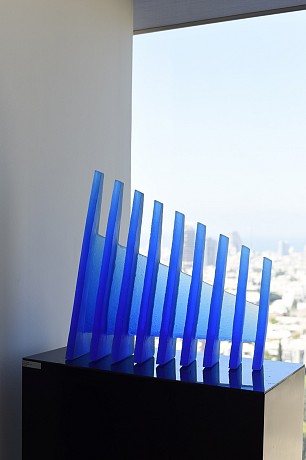 Blue Bridge, 2011, Glass,