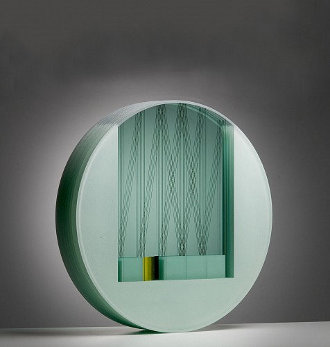 Construction, 2011 ,Glass, 19 12 x 4 in. 1