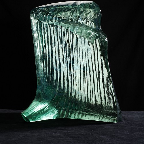 Tsunami Wave, 2000, Glass, 52 x 42 x 30 cm